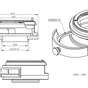 ZWO Filter Drawer for Nikon Lenses