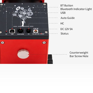 ZWO AM5N Harmonic Equatorial Mount Head (No Tripod)