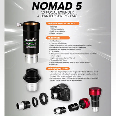 SKYWATCHER NOMAD5  5x Barlow Lens