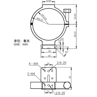 ZWO 86mm Holder ring for ASI Cooled Cameras