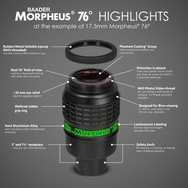 BAADER 12.5 mm Morpheus® 76° widefield eyepiece